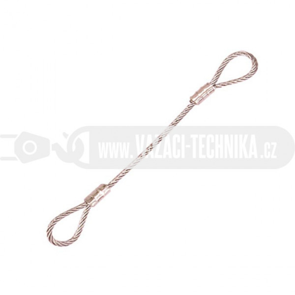 obrázok MONTÁŽNE OCEĽOVÉ LANKO OKO – OKO pr.2 mm 50 cm